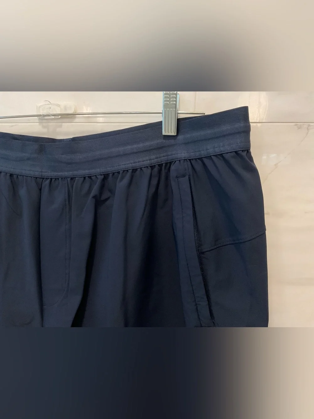 Lululemon Weightlifting Shorts - 7” - Linerless - NAVY BLUE size XXL T50